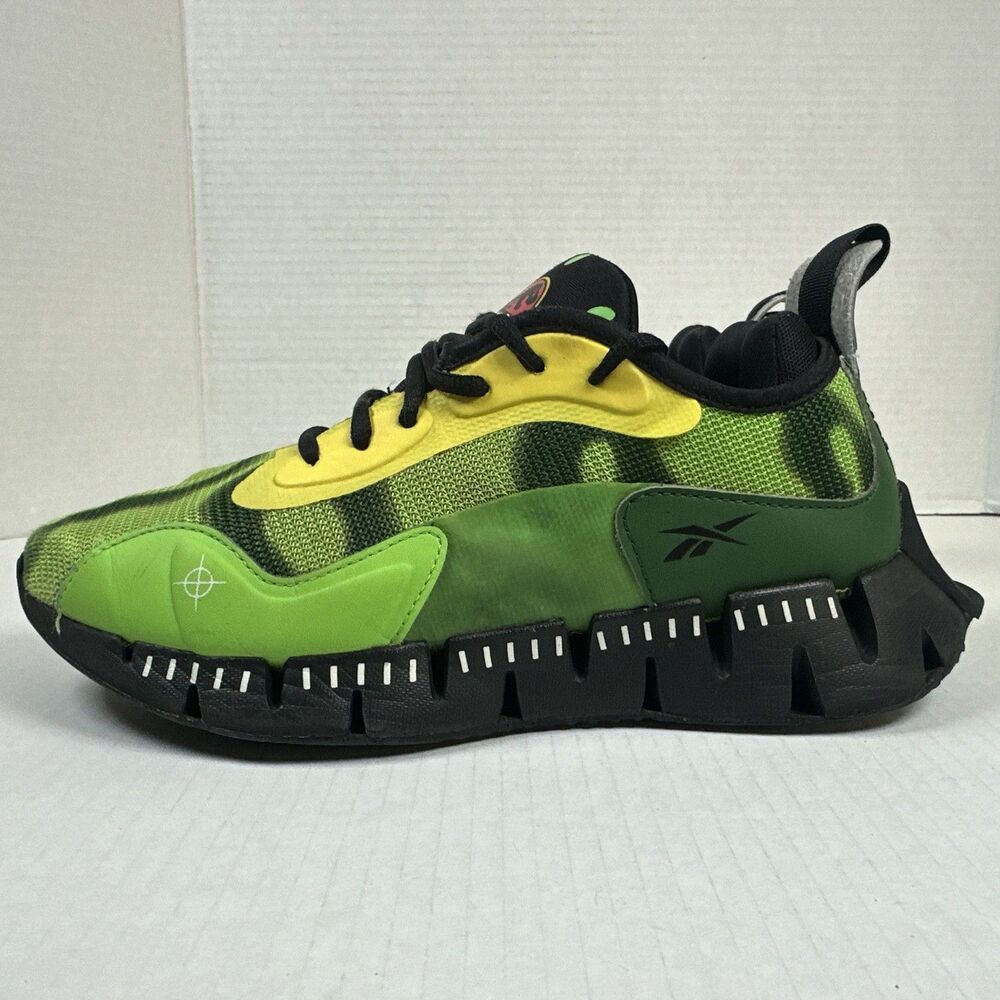 REEBOK x JURASSIC PARK ZIG DYNAMICA DINOSAUR SHOES Size 5 GS